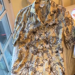 Georgiou womens tropical blouse